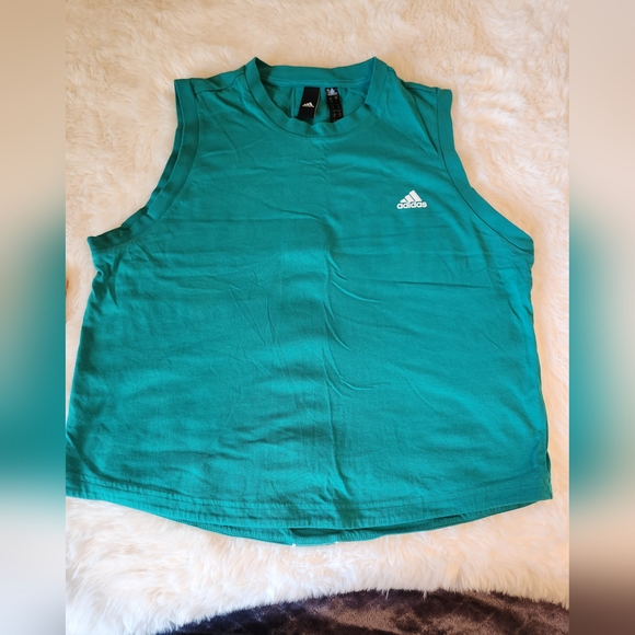 Adidas crop top gym tank - Picture 1 of 5